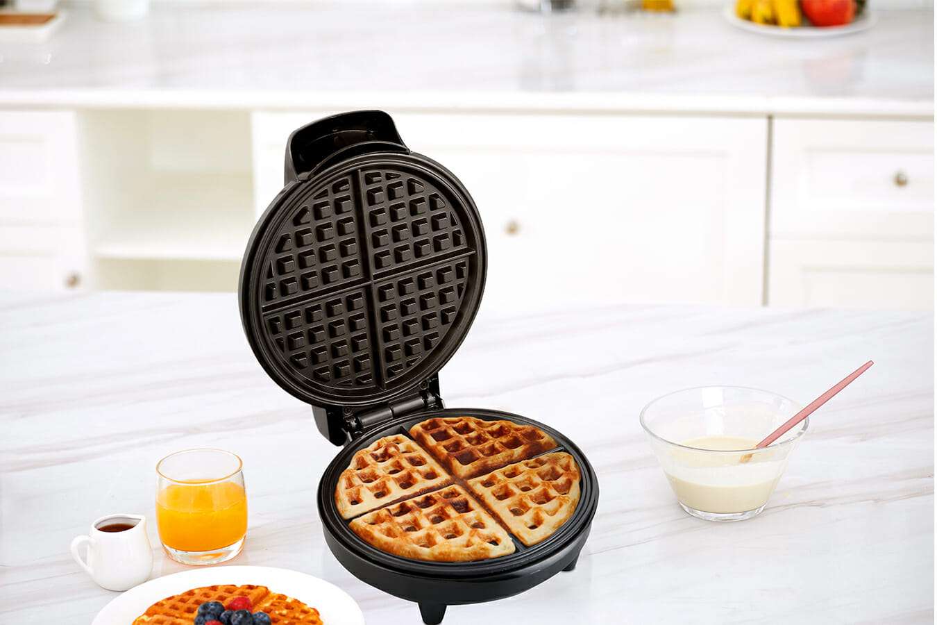 Buccan wafelijzer roségoud