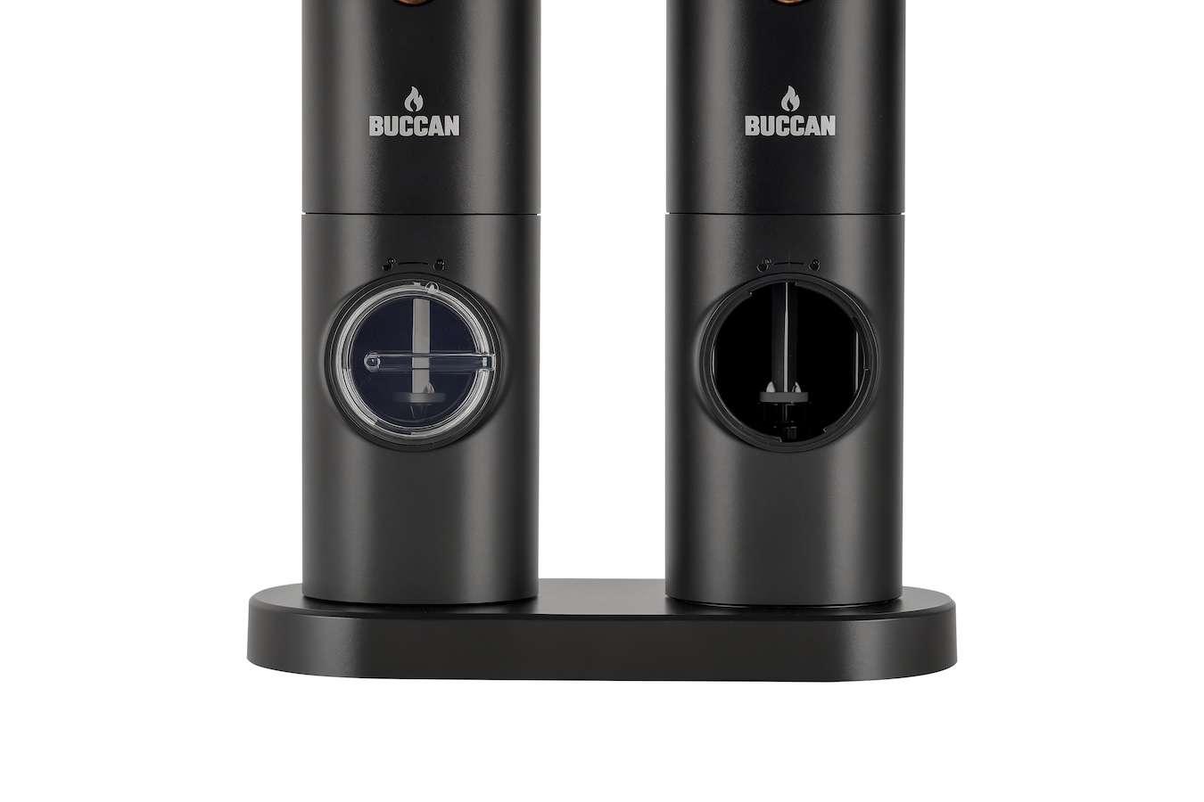 Buccan - Luxe Elektrische Peper en zoutmolen - Rosegoud - 2 stuks
