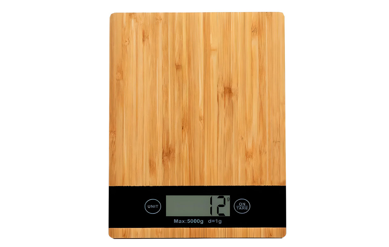 Digitale Bamboe Keukenweegschaal 5 kg