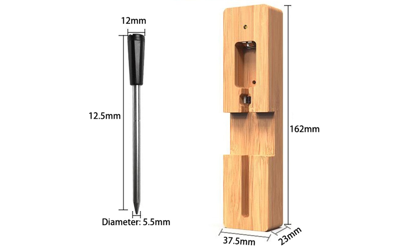 Dutch Wanted Vleesthermometer Draadloos met App - Oventhermometer