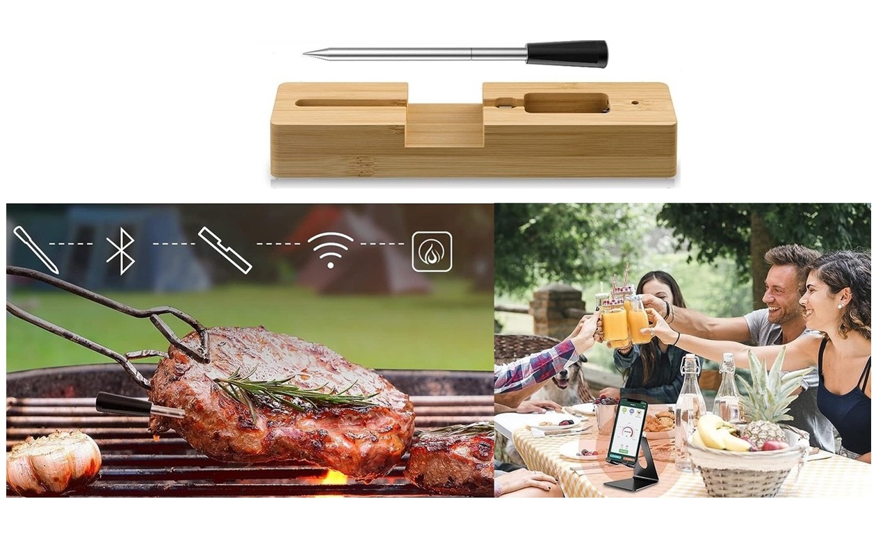 Dutch Wanted Vleesthermometer Draadloos met App - Oventhermometer