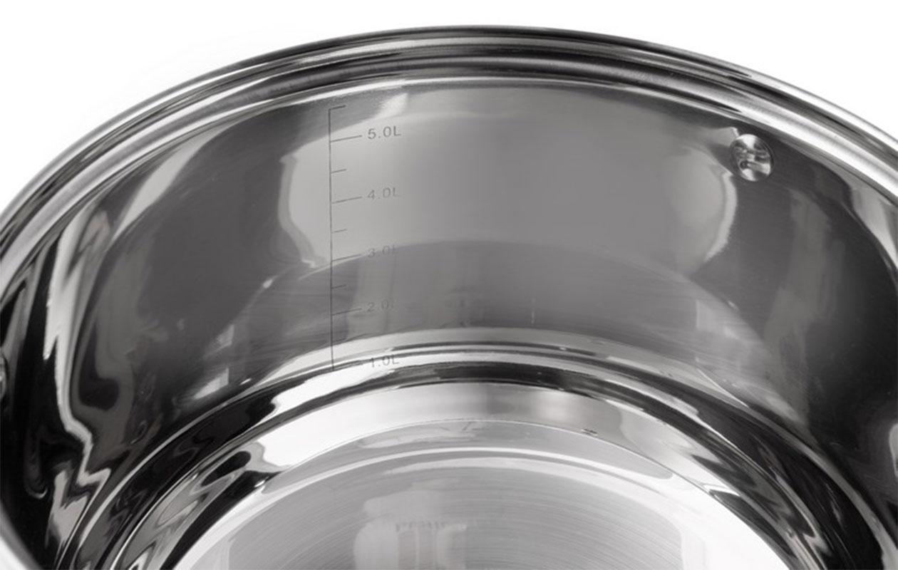 Edenberg 12-delige RVS pannenset