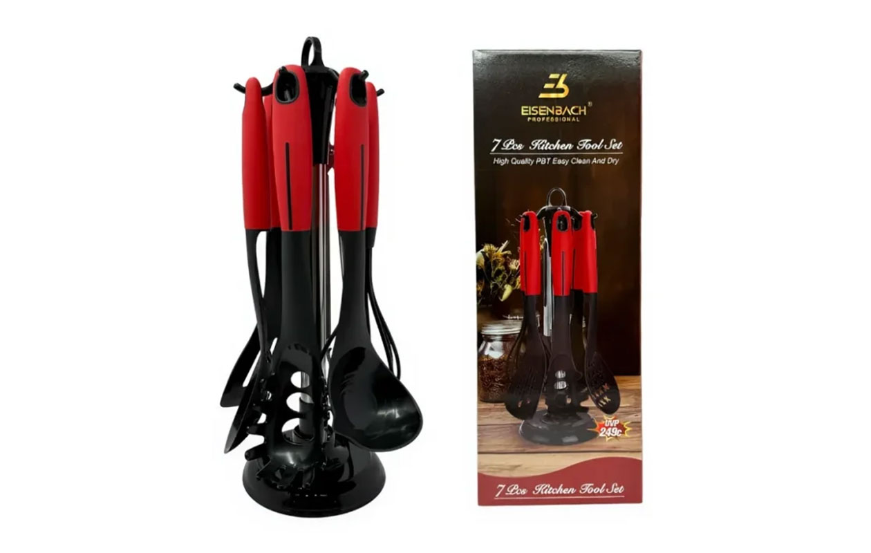 Eisenbach Keukengerei Set – 7-delig – Met Houder