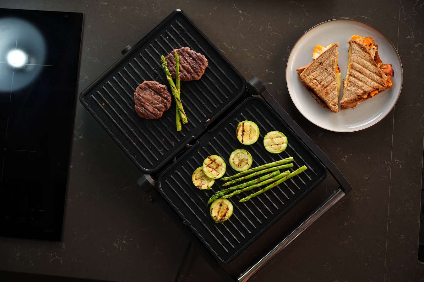 Elektrische contactgrill Hyundai roségoud (2.200 W)