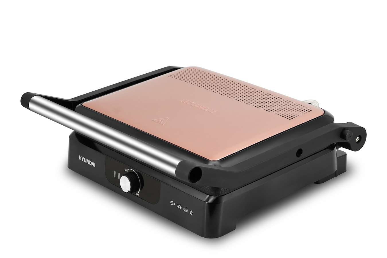 Elektrische contactgrill Hyundai roségoud (2.200 W)