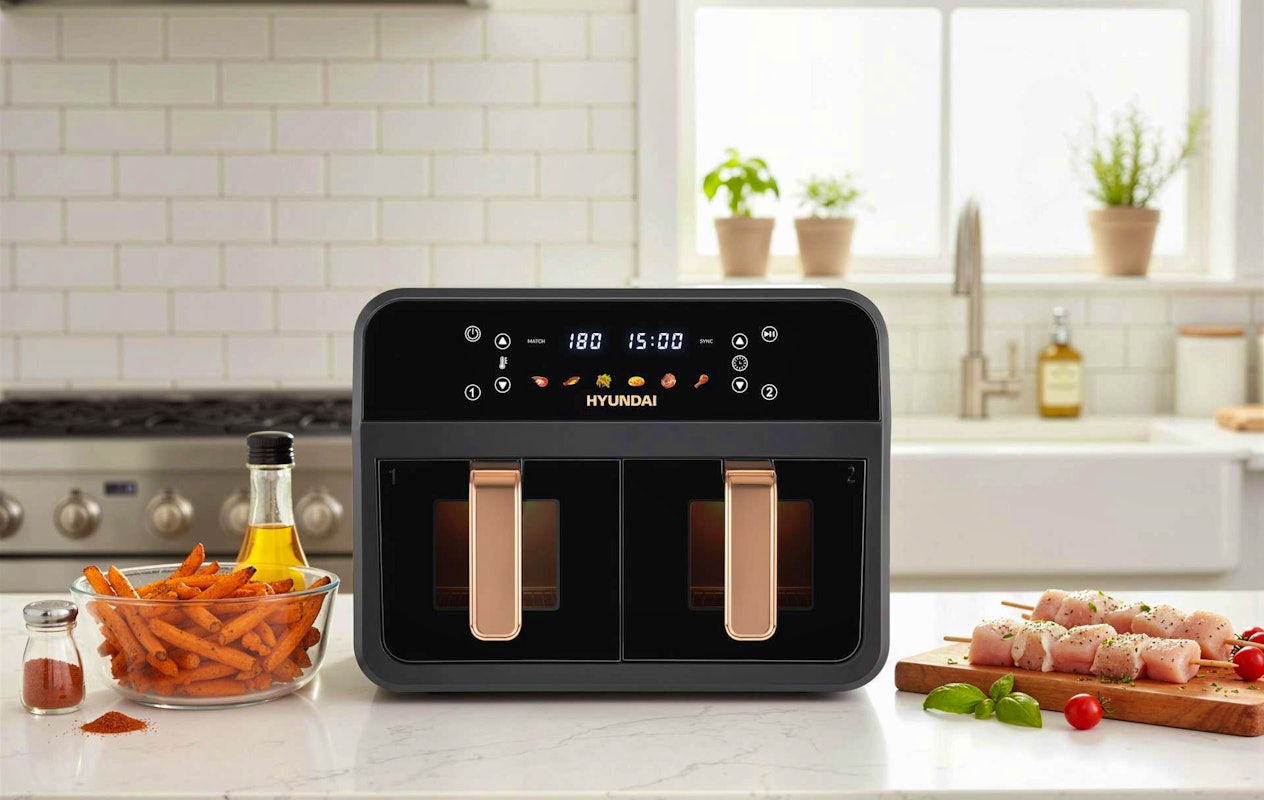 Hyundai Electronics - Digitale Airfryer Duo (6.2 liter) 