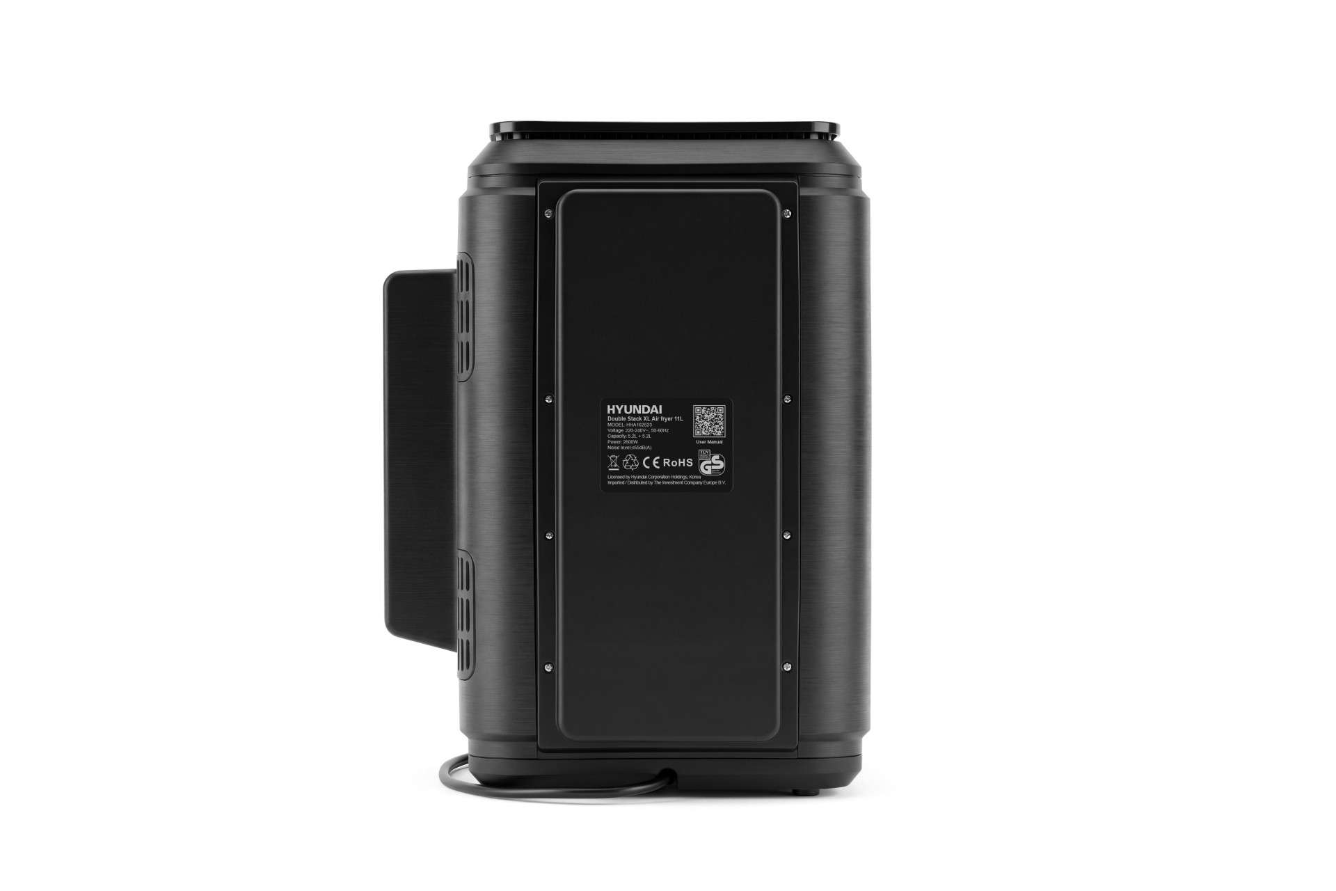 Hyundai dubbele airfryer XXL – twee lades van 5,2 liter en 2300 watt vermogen
