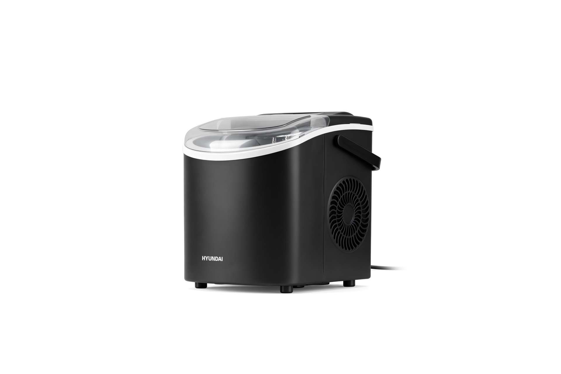 Hyundai Electronics - Machine à glaçons électrique auto-nettoyante - Compacte et portable - 90 W - Noir