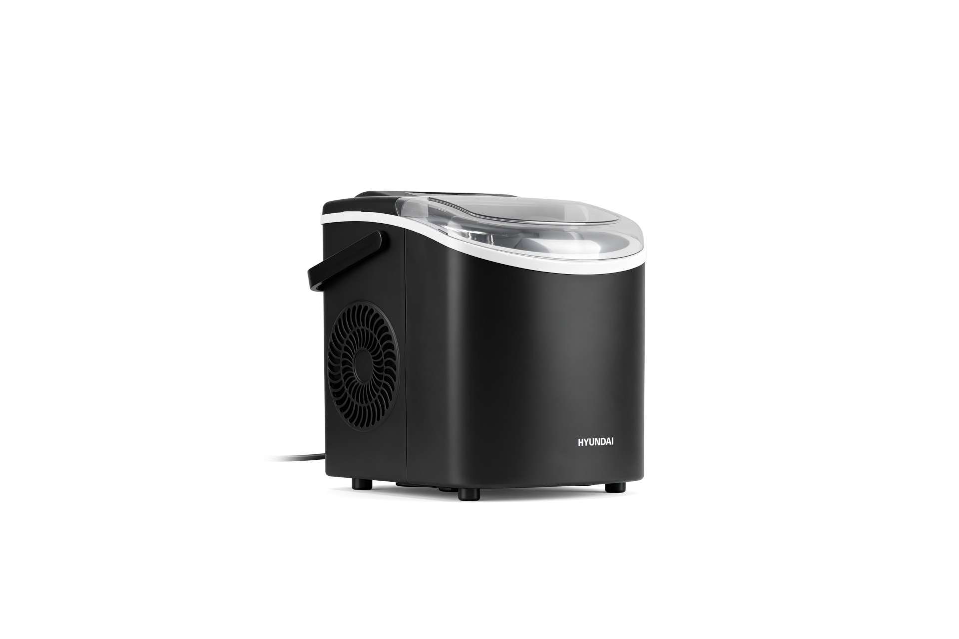 Hyundai Electronics - Machine à glaçons électrique auto-nettoyante - Compacte et portable - 90 W - Noir