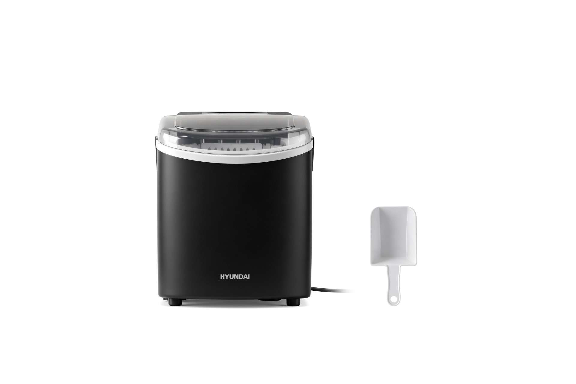 Hyundai Electronics - Machine à glaçons électrique auto-nettoyante - Compacte et portable - 90 W - Noir