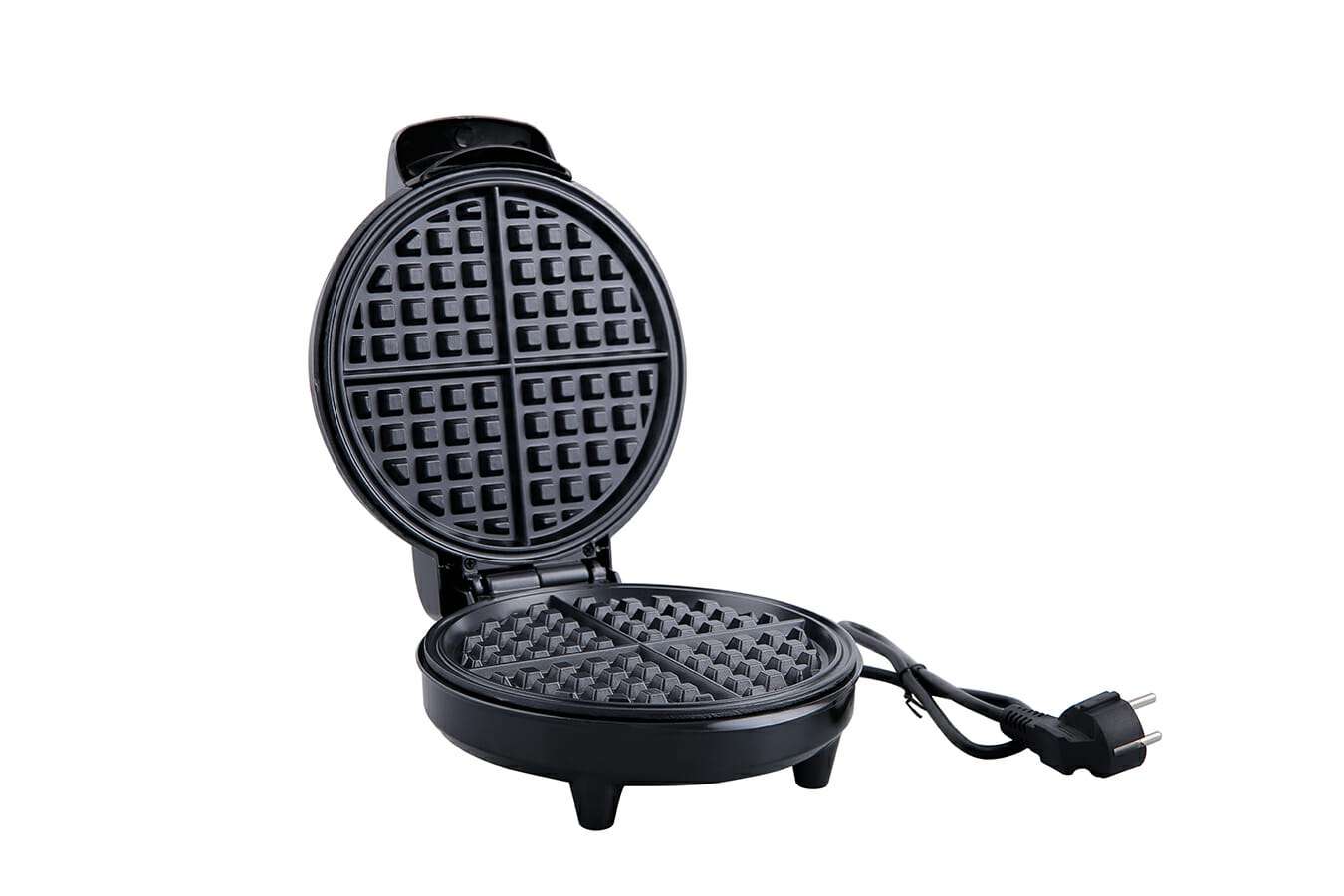 Hyundai Electronics - Keukenmachine - Wafelijzer - 1200W - Zilver