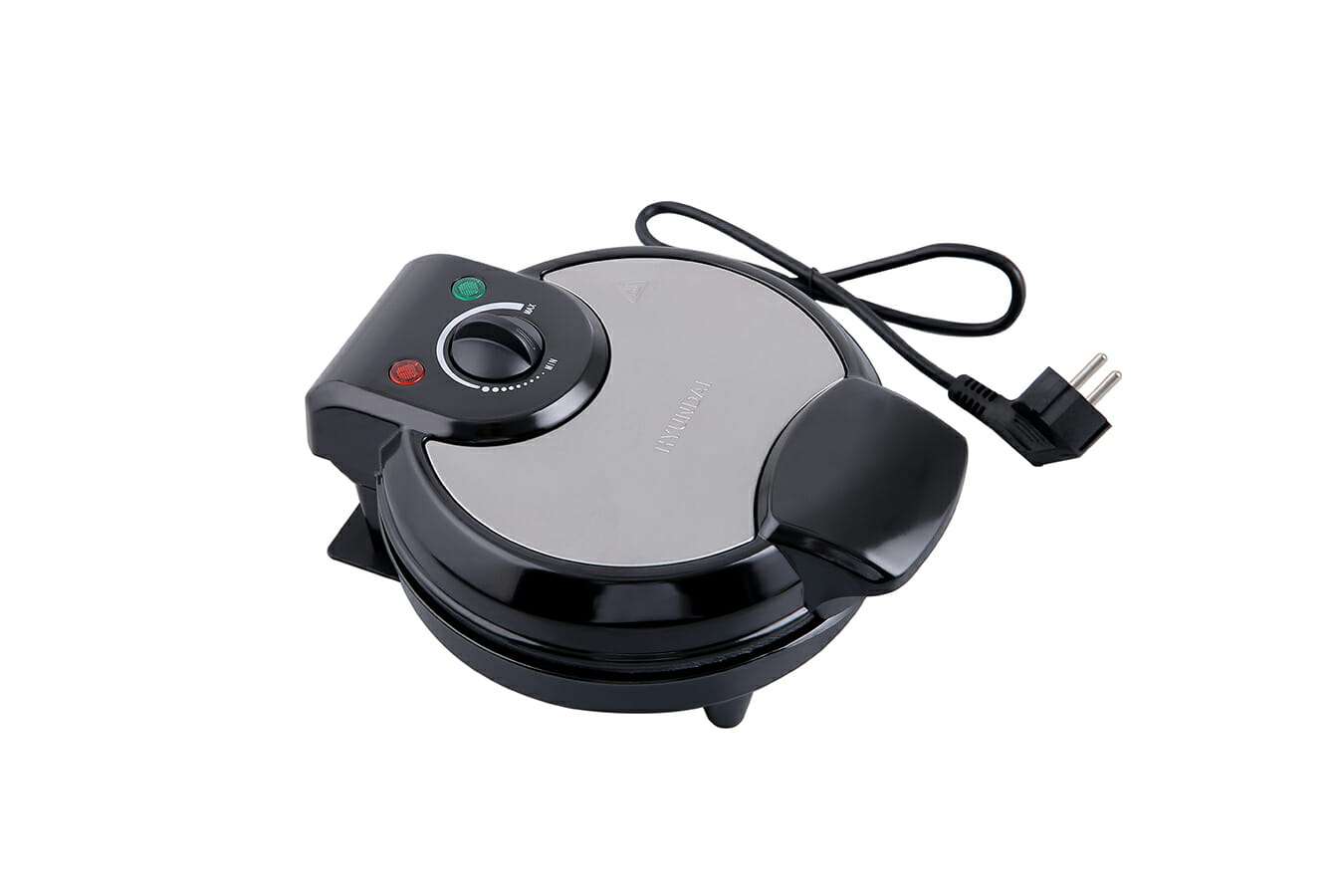 Hyundai Electronics - Keukenmachine - Wafelijzer - 1200W - Zilver