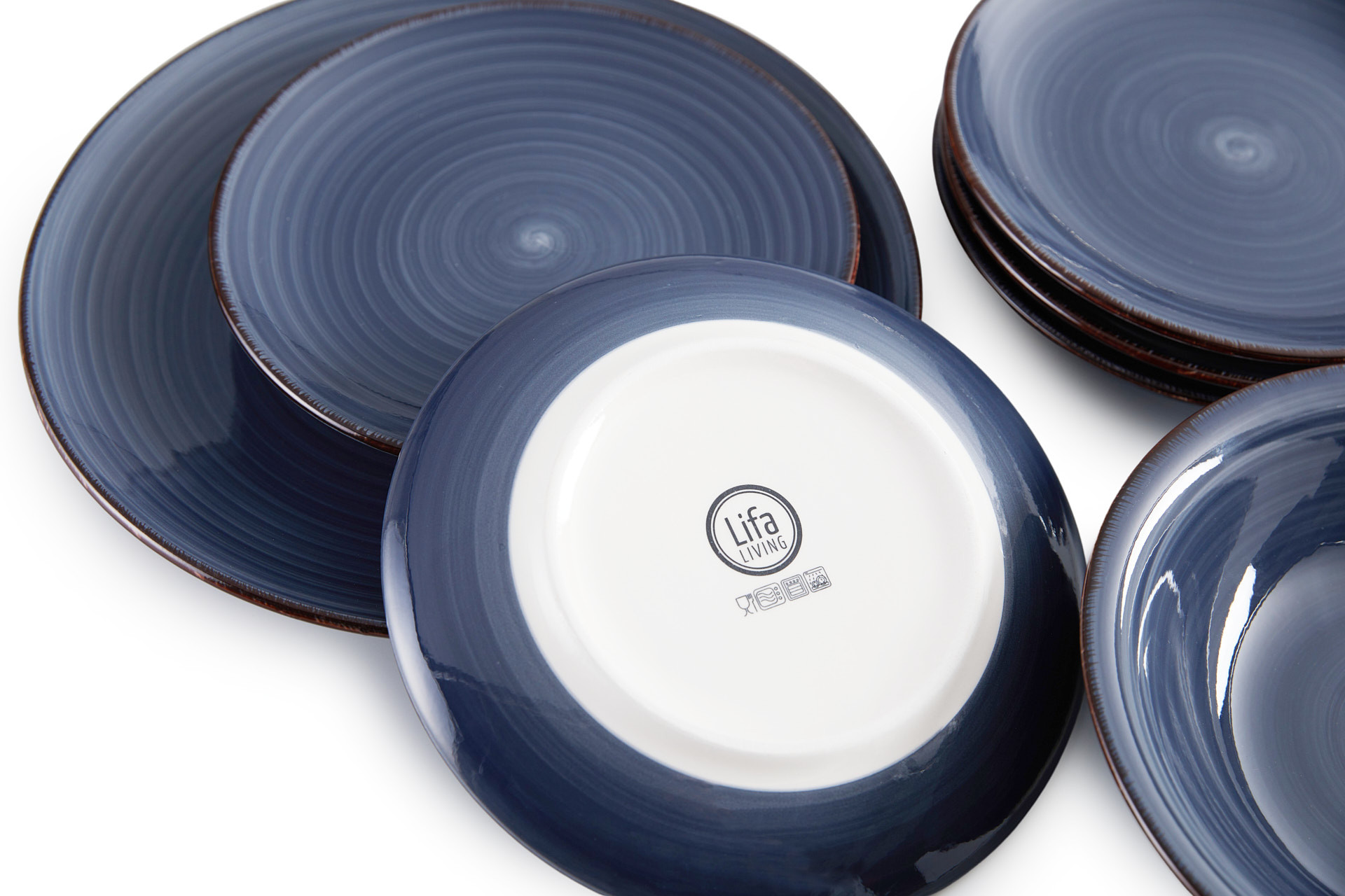 Lifa Living bordenset 18-delig blauw