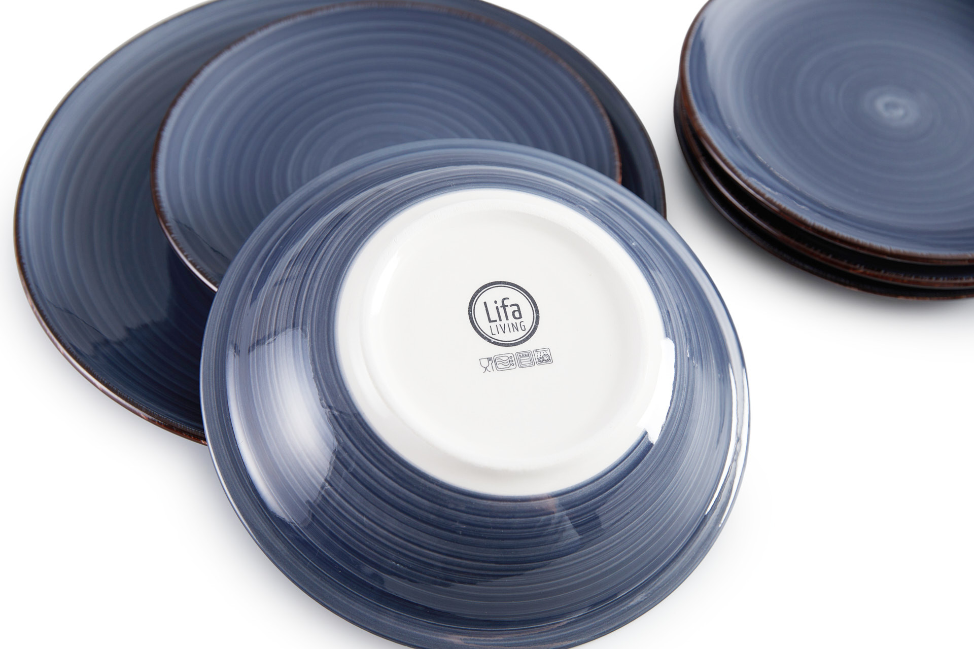 Lifa Living bordenset 18-delig blauw