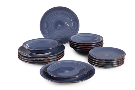 Lifa Living bordenset 18-delig blauw