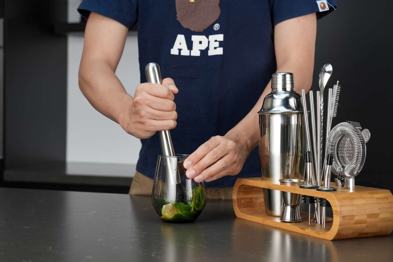 Luxe cocktailshaker set - Compleet