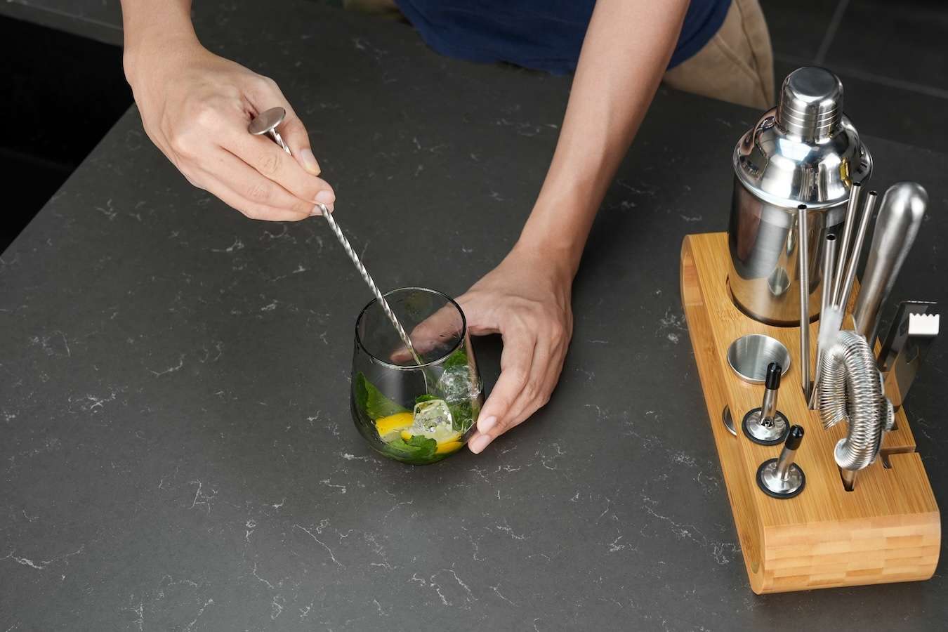 Luxe cocktailshaker set - Compleet