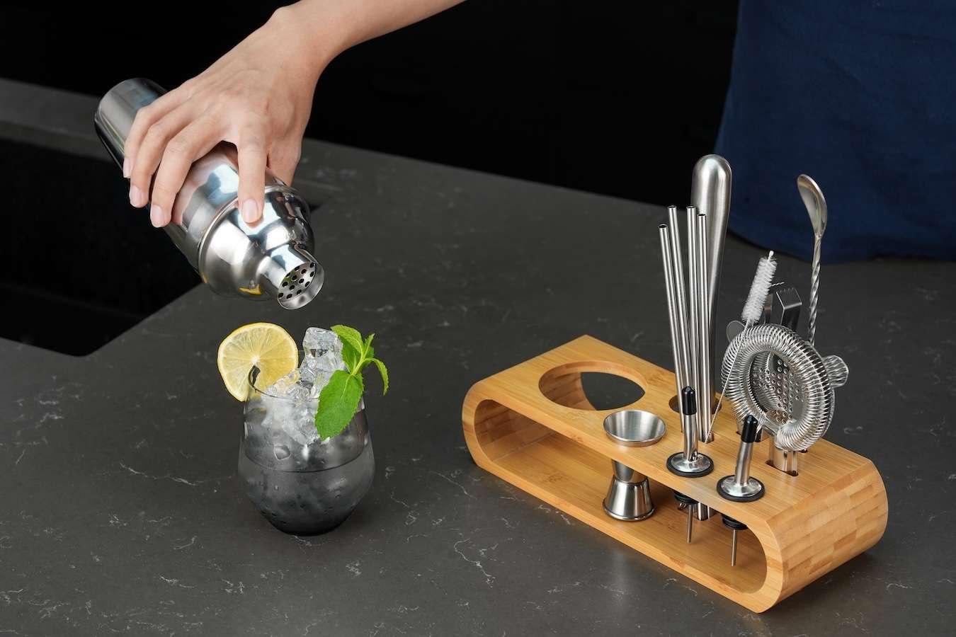 Luxe cocktailshaker set - Compleet