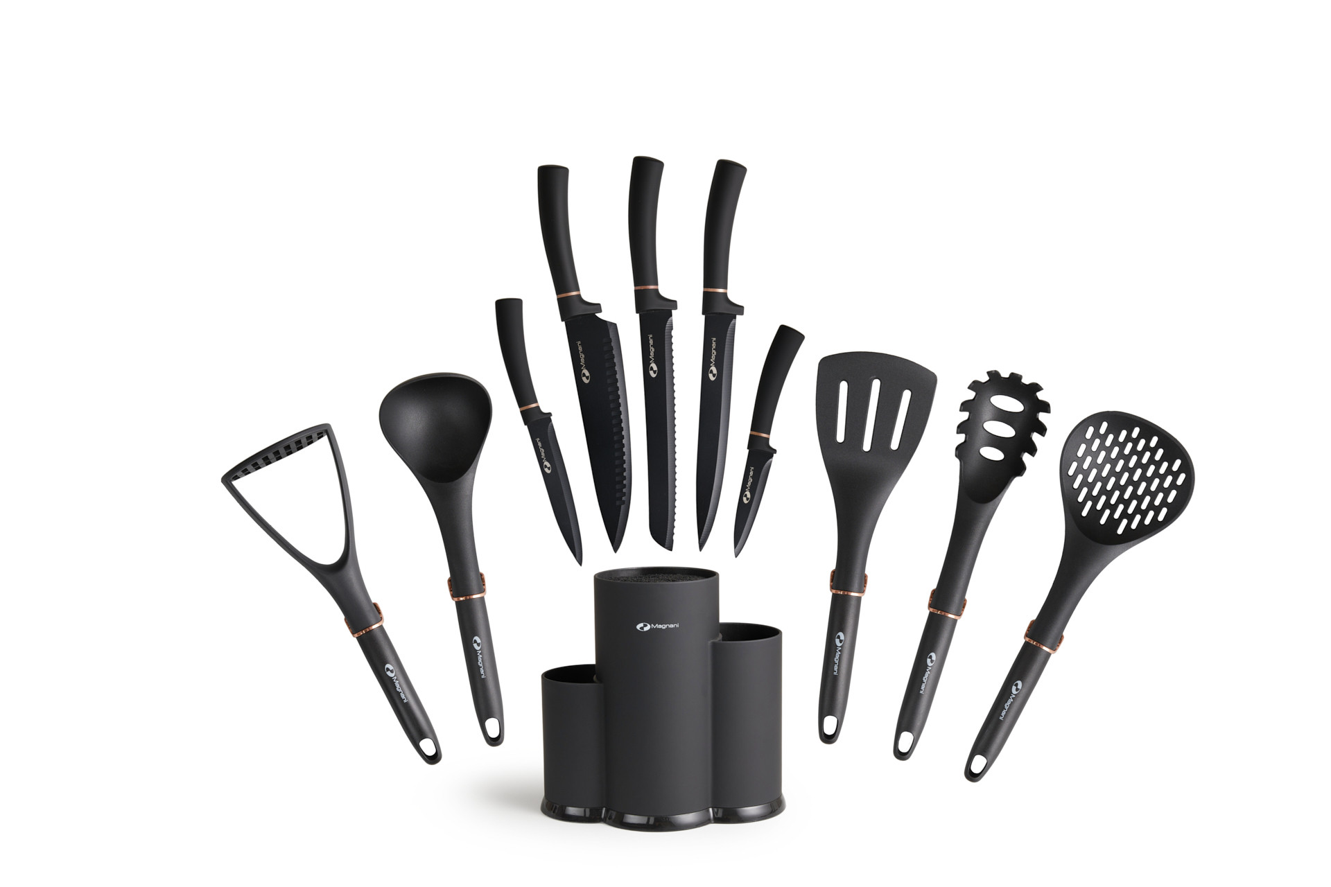 Magnani Keukenmessen en keukengerei in standaard 11-delig
