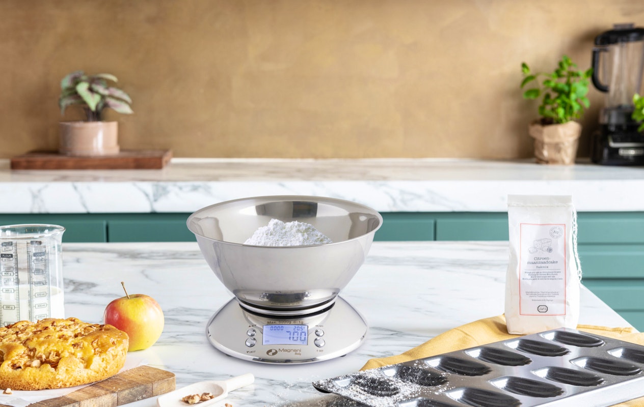 Balance de cuisine Magnani en acier inoxydable avec bol