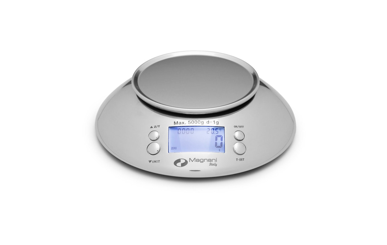 Magnani Keukenweegschaal RVS met kom