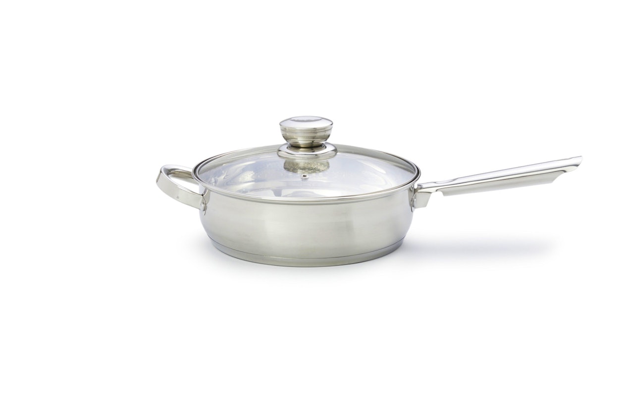 Magnani Batterie de cuisine en acier inoxydable 12