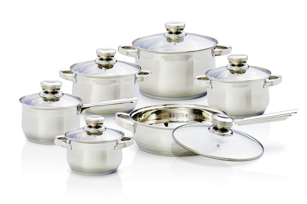 Magnani pannenset RVS 12-delig