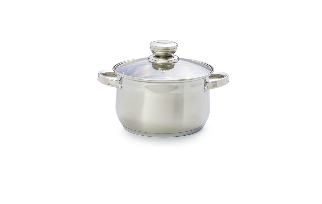 Magnani Batterie de cuisine en acier inoxydable 12