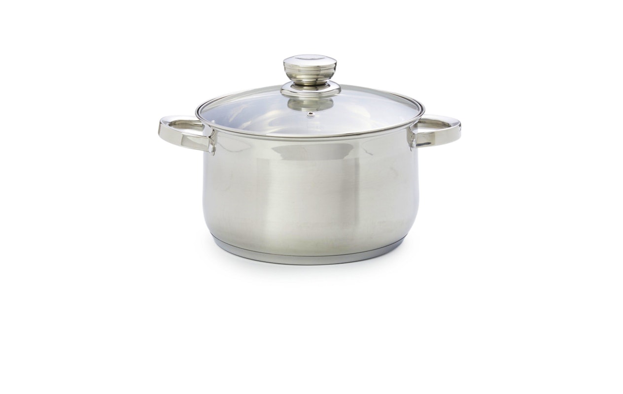 Magnani Batterie de cuisine en acier inoxydable 12