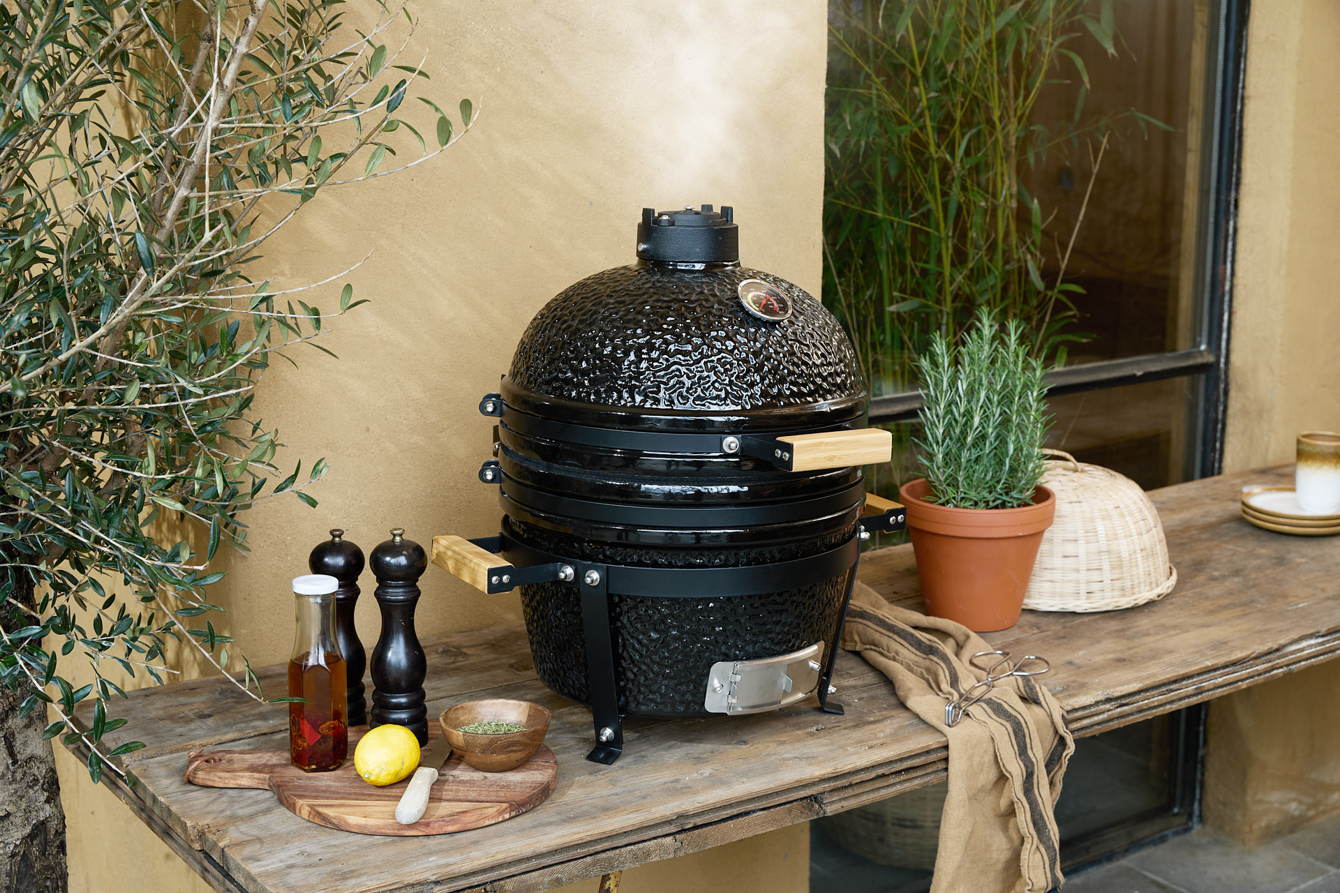 Mascot Online Kamado BBQ 15 pouces
