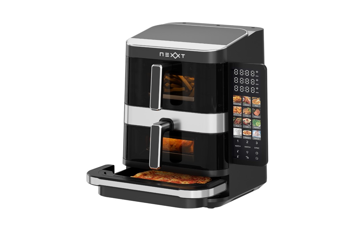 Nexxt double stack airfryer met pizza maker