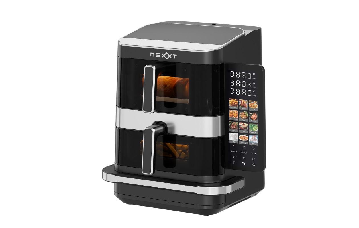 Nexxt double stack airfryer met pizza maker