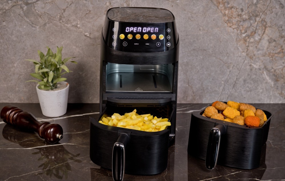 Nexxt - Double Stacked Airfryer 2.5 + 2.5 liter