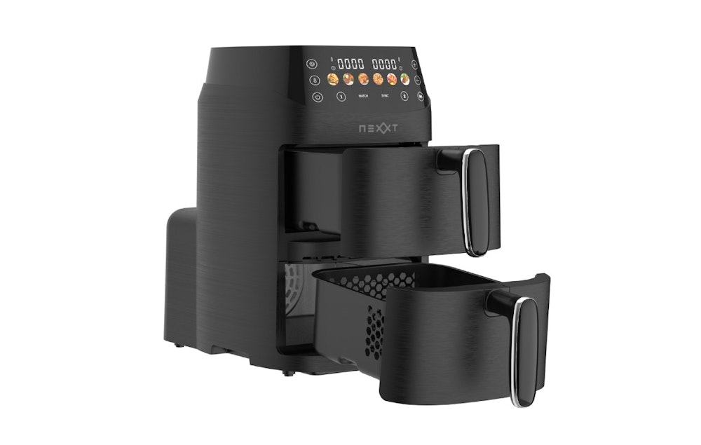 Nexxt - Double Stacked Airfryer 2.5 + 2.5 liter