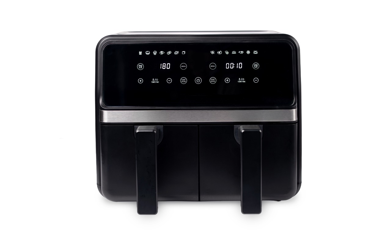 Dubbele airfryer van Nexxt met touchscreen (8L)