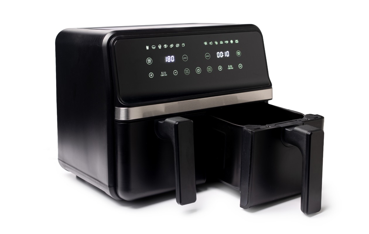 Dubbele airfryer van Nexxt met touchscreen (8L)