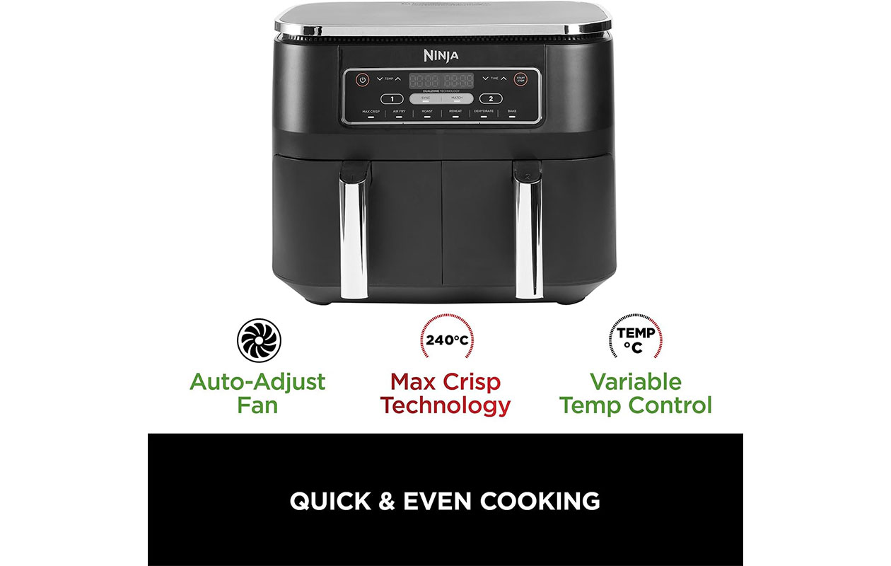 Ninja Foodi AirFryer AF300EU – Double Zone