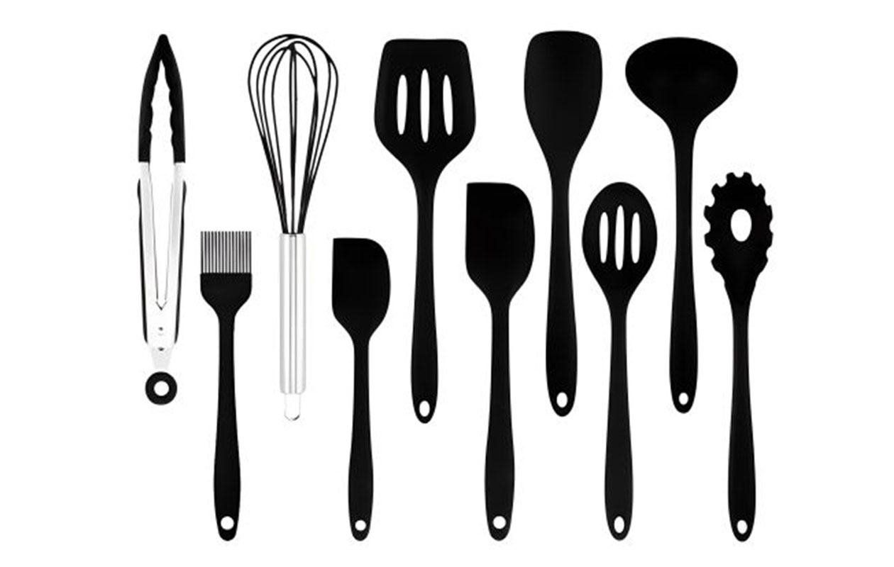 Ensemble d’ustensiles de cuisine en silicone