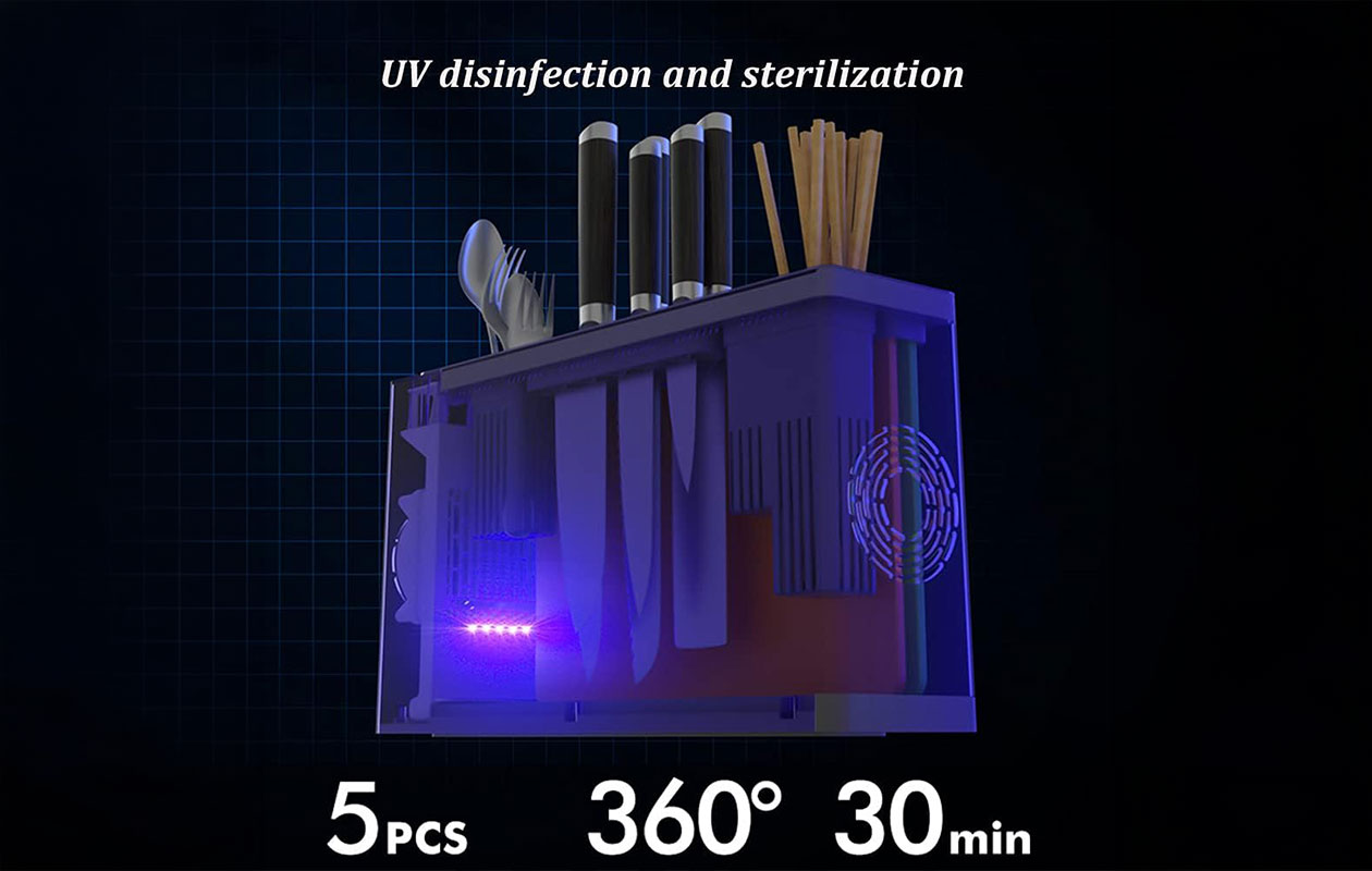 Stérilisateur d’ustensiles de cuisine intelligent