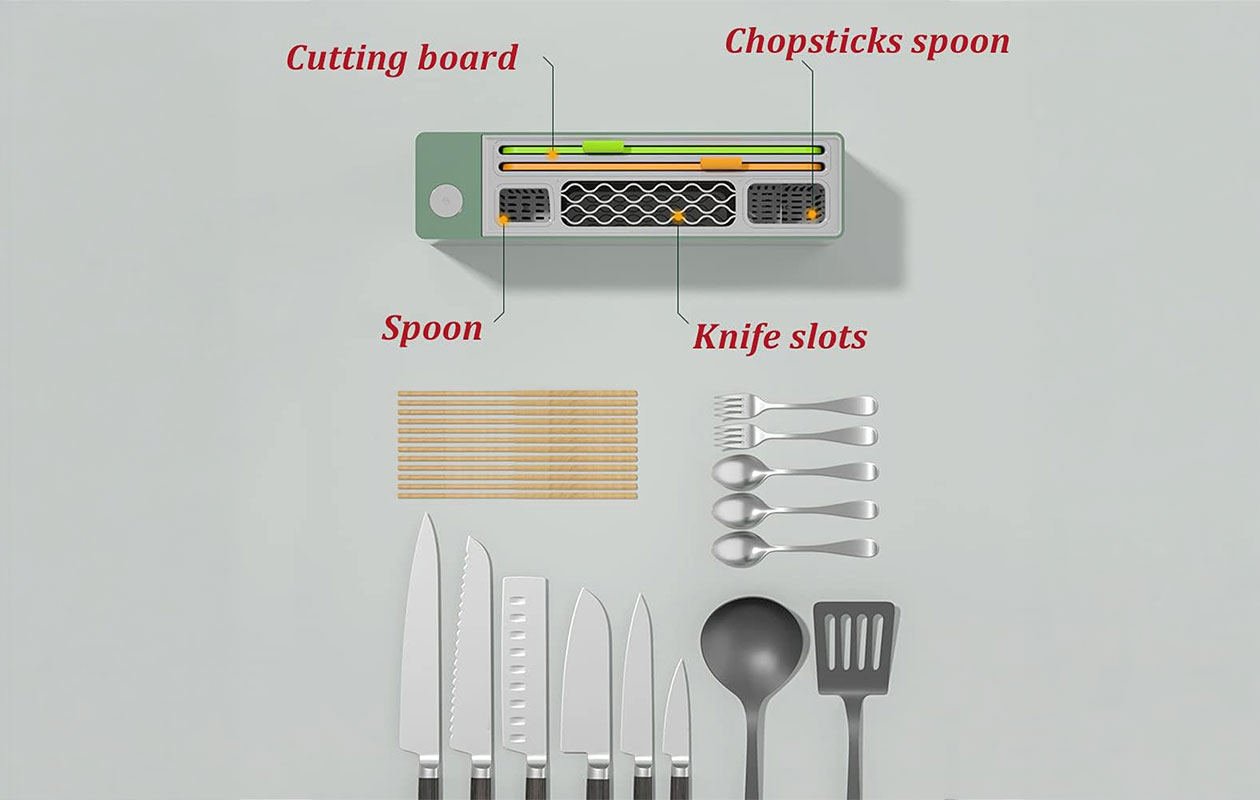 Stérilisateur d’ustensiles de cuisine intelligent