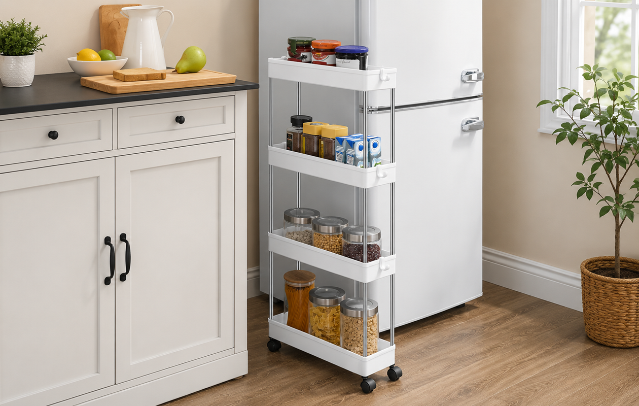 Trolley keukentrolley met 4 niveaus