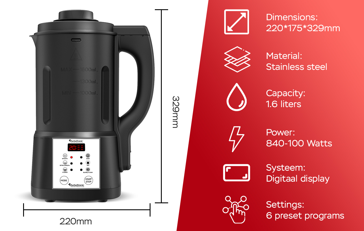 TurboTronic elektrische soepmaker