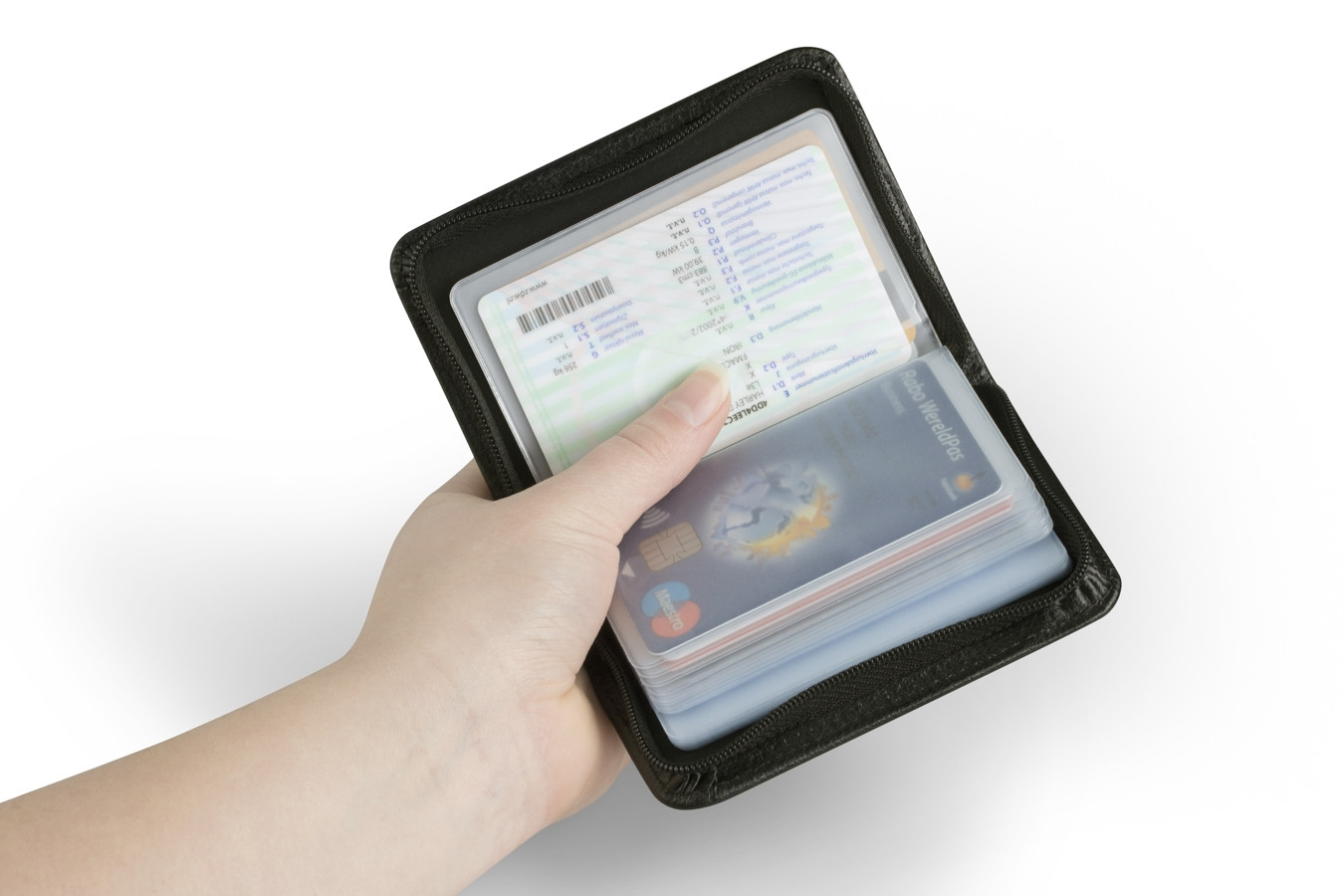 Anti skim Creditcardhouder zwart
