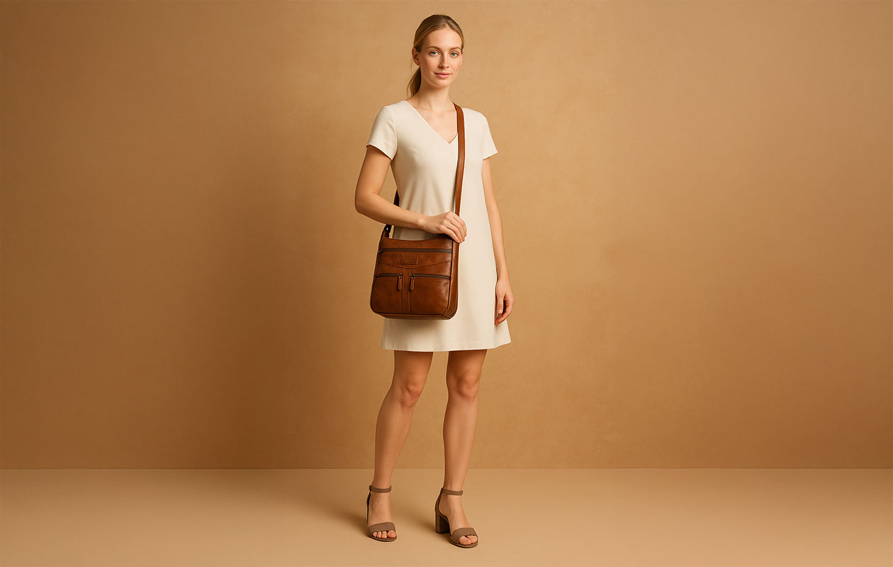 Beagles Murcia Schoudertas – Bruin