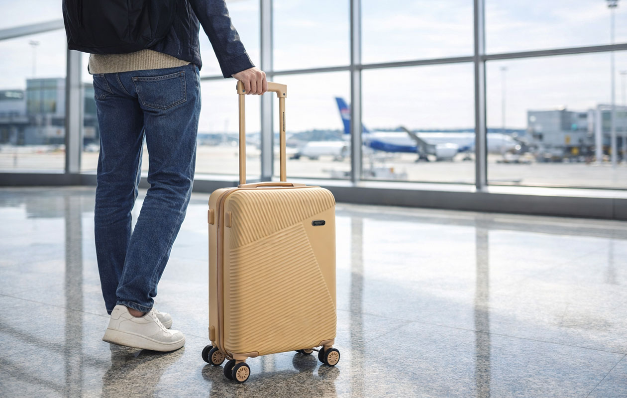 Beagles Originals Valise cabine Travel 55 – Champagne