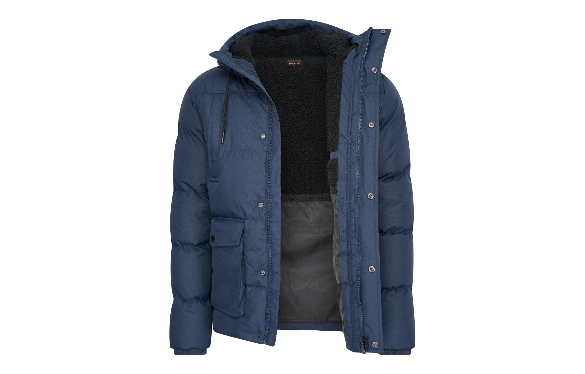 Cappuccino Italia Moorland winterjas met capuchon navy - XXL