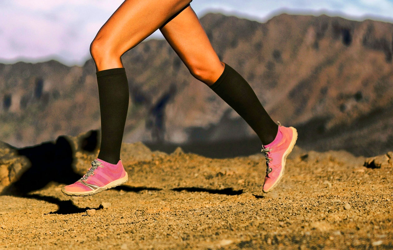 Compressiesokken duopack zwart 41/46