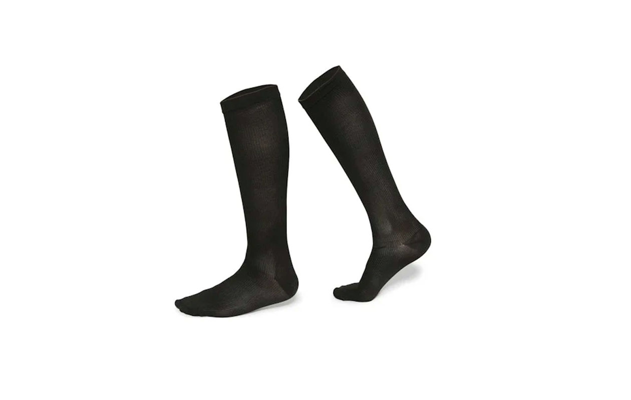 Compressiesokken duopack zwart 41/46