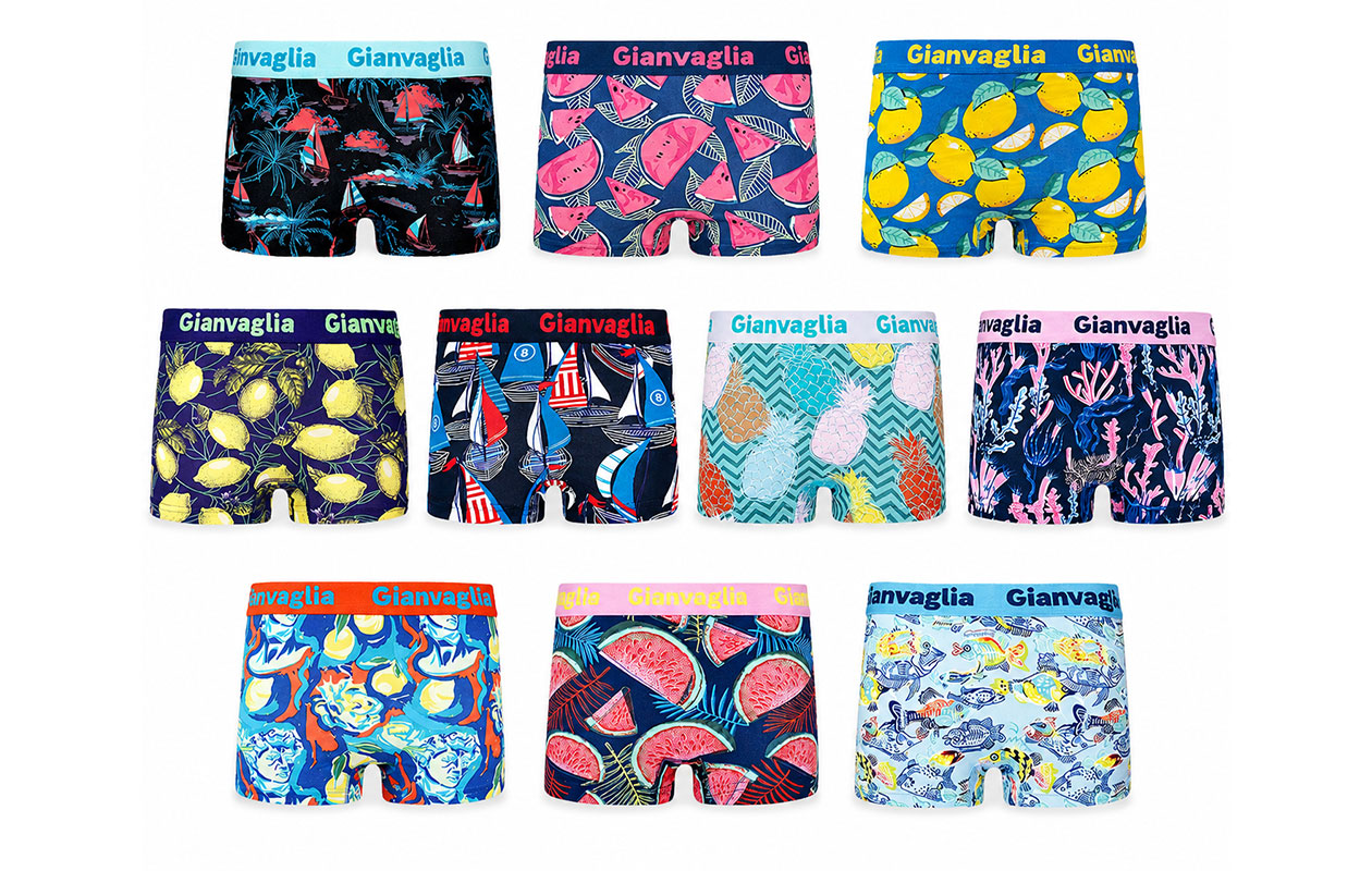 GIANVAGLIA Pack surprise de shortys pour femme (lot de 10)