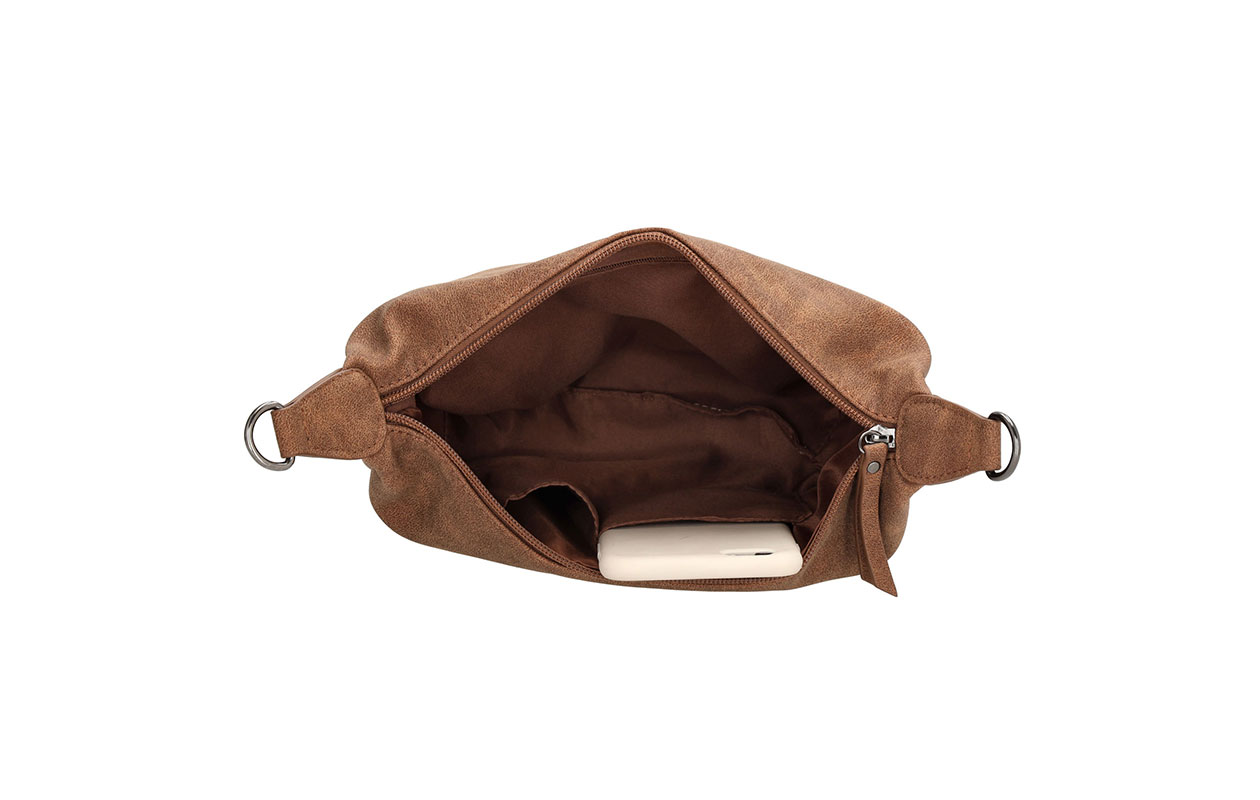 Malaga dames schoudertas – bruin